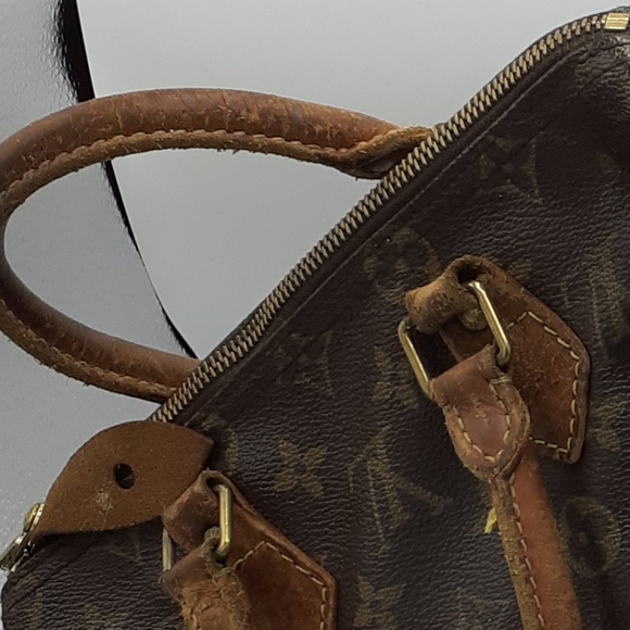 VINTAGE LOUIS VUITTON monogram SPEEDY 25 - Picture 5 of 11